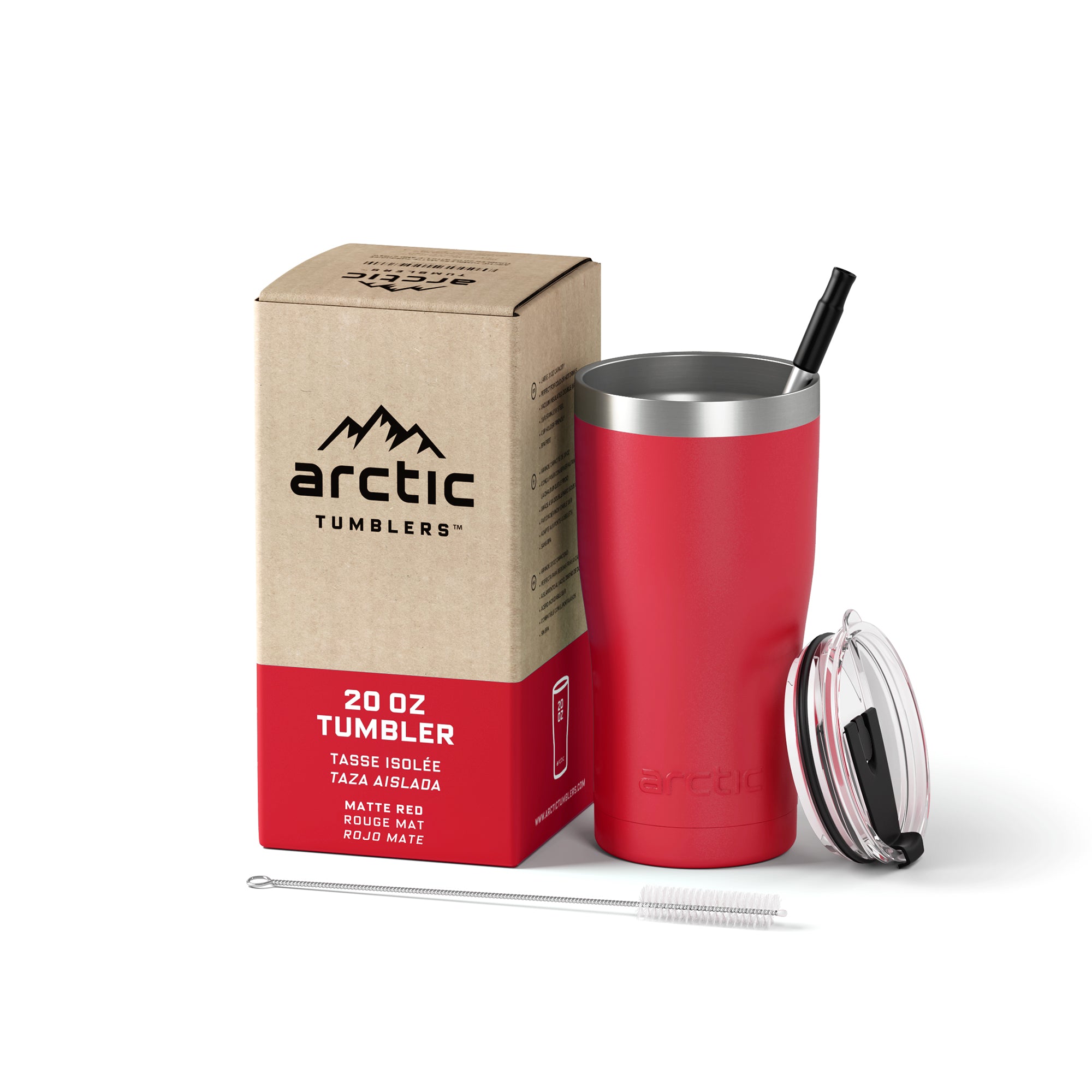 Hot Cocoa Red 20 oz. Insulated Tumbler