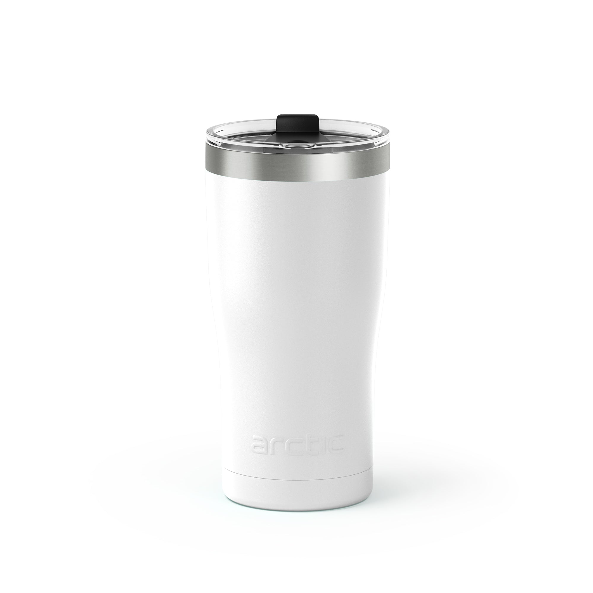 Arctic Tumbler w/ Lid & Straw - 20 oz, Stainless Steel, Matte Red
